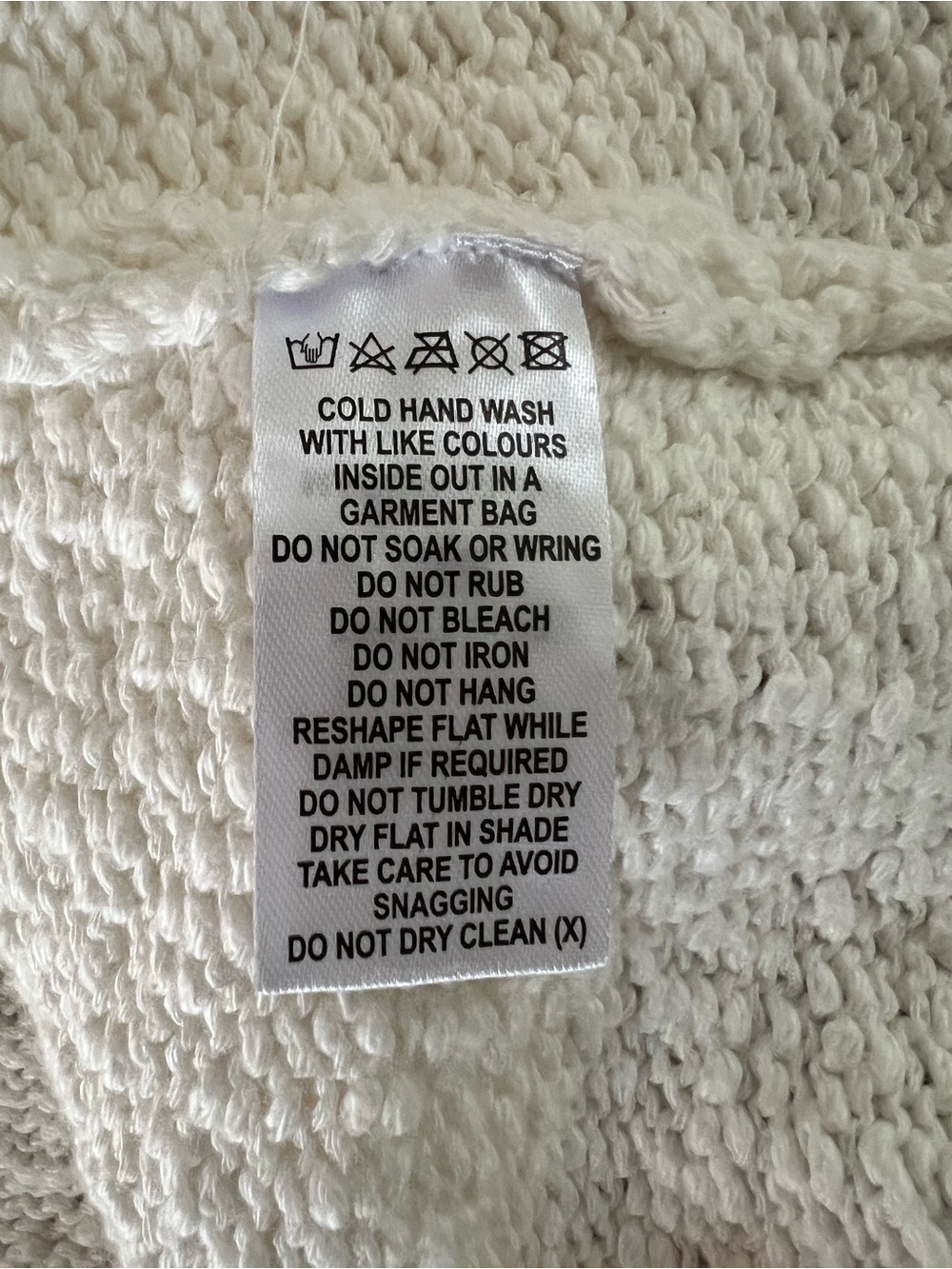 NWT MESHKI Mackie Boucle Longline Vest, White, Medium - Picture 6 of 7